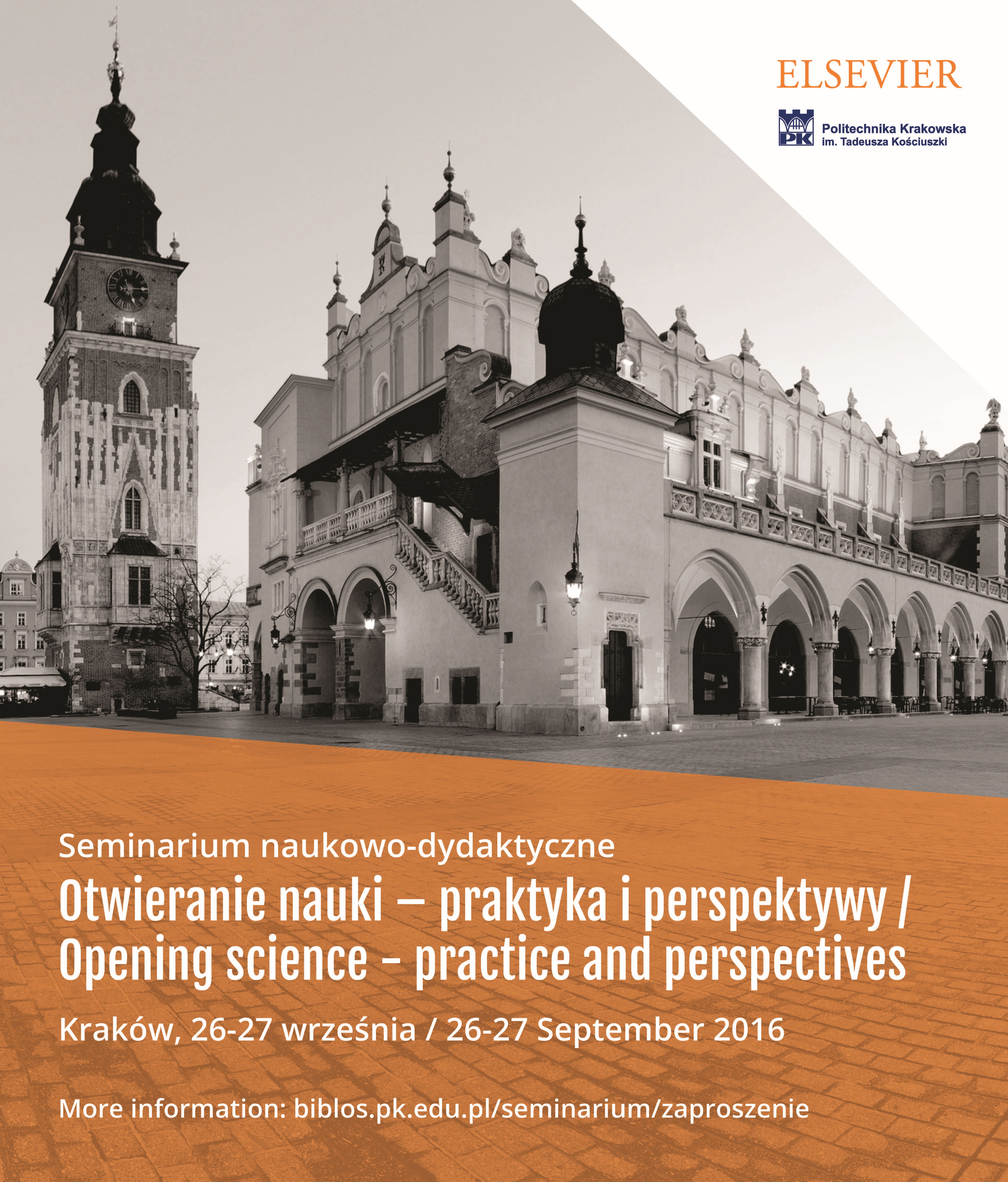 Otwieranie nauki – praktyka i perspektywy, Kraków 26-27.09.2016